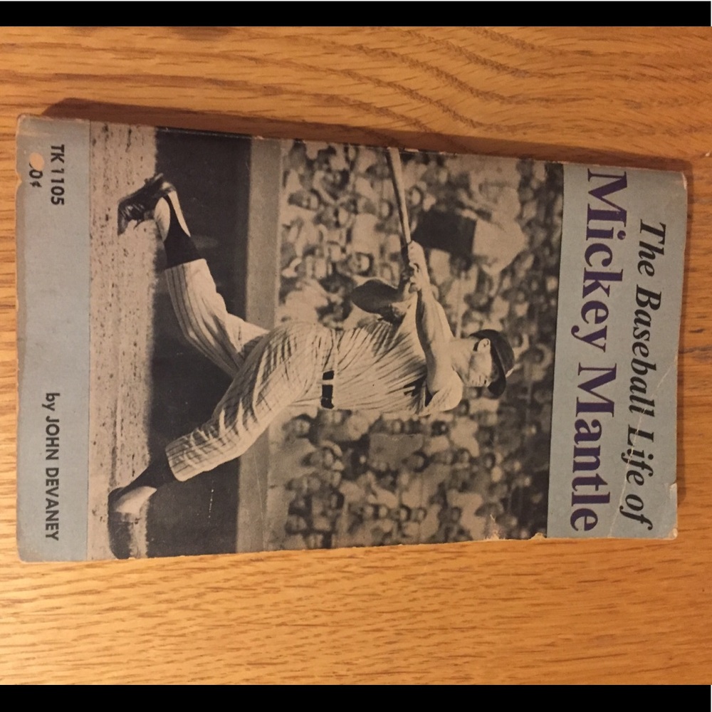 Rare Mickey Mantel NY YANKEES book 1969 baseball